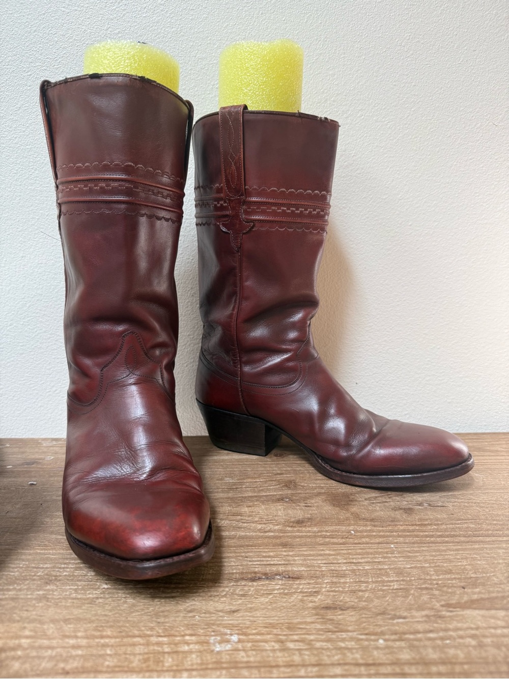 Dan Post Mahogany 9.5D Made in Spain Boot